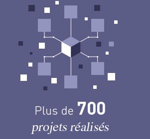 Plus de 700 projets réalisés